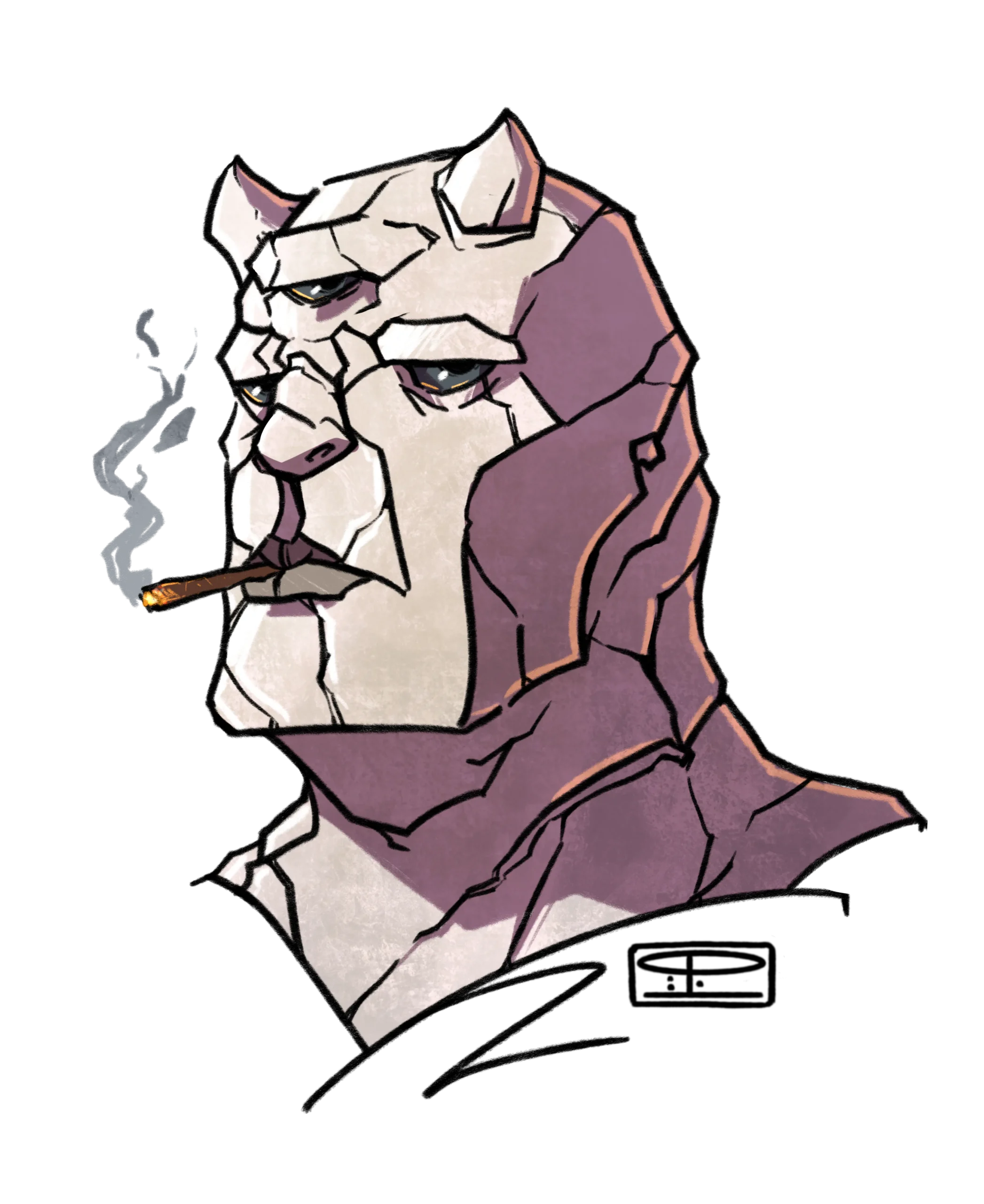 The Warden, art by @torororos