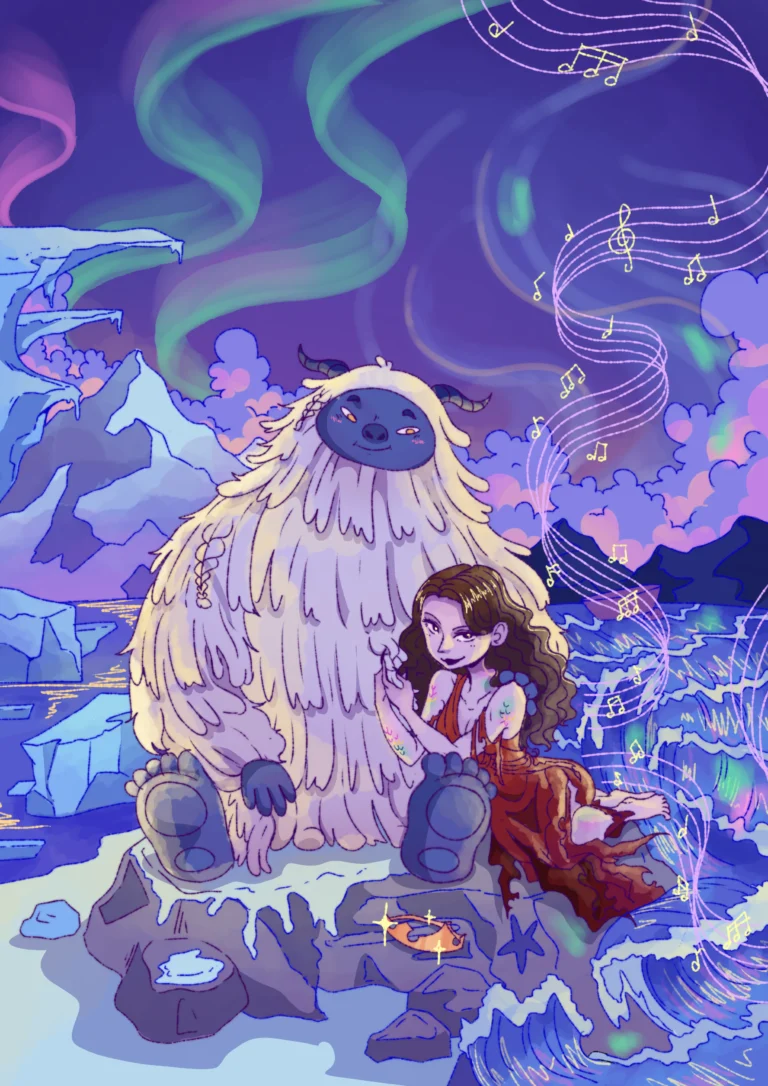 Namara & Derchin, art by Abbygail T